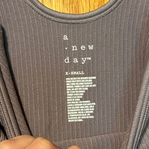 a new day Purple Ribbed Tank Top - Picture 2 of 5